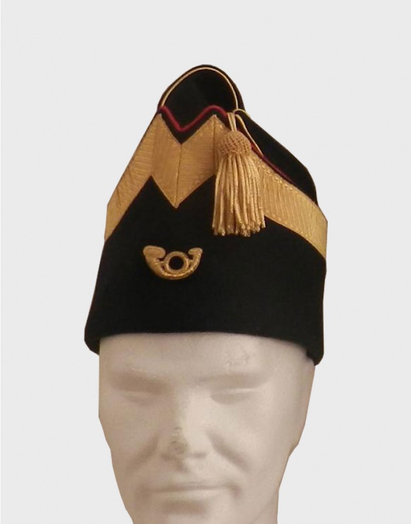 French Napoleonic Forage Cap For Officer Hand Embroidery Bullion Hat
