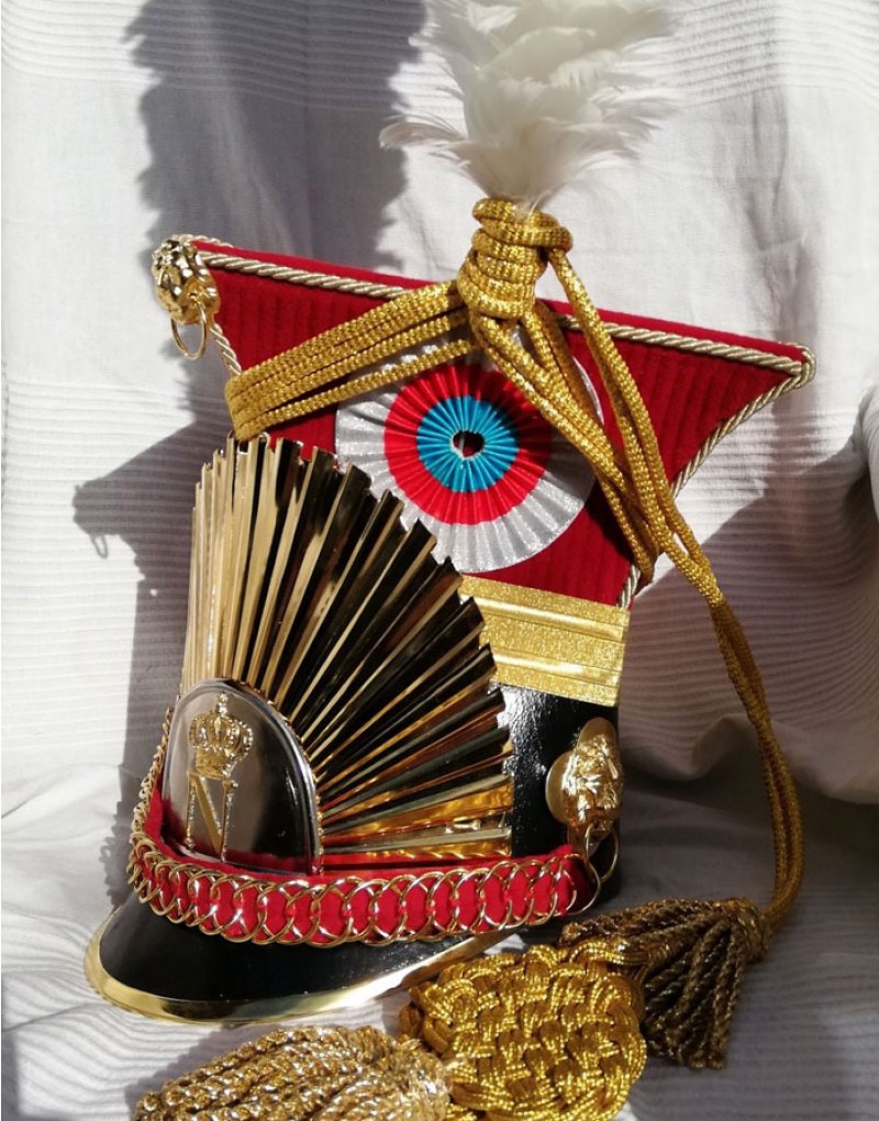 Napoleonic 1st Guard Lancer Shako Hussar Hat reproduction