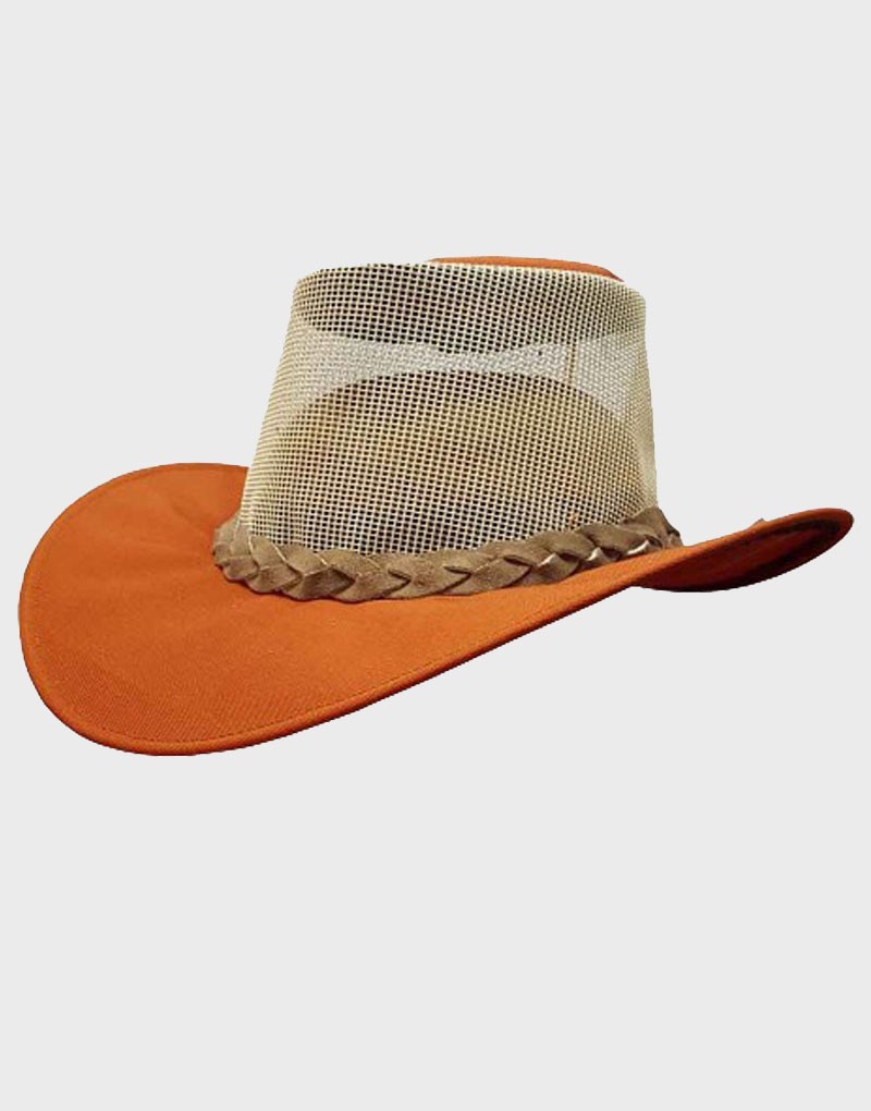 River Guide Mesh and Leather Hat