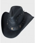 Western Cowboy Dundee Leather Hat 